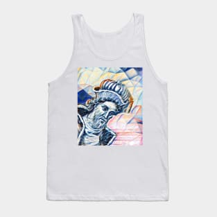 Dionysius of Halicarnassus Portrait | Dionysius of Halicarnassus Artwork 12 Tank Top